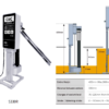 CNC Oil Skimmer S 330R – taśmowy separator oleju (taśma rowkowana) | głębokość 330 mm